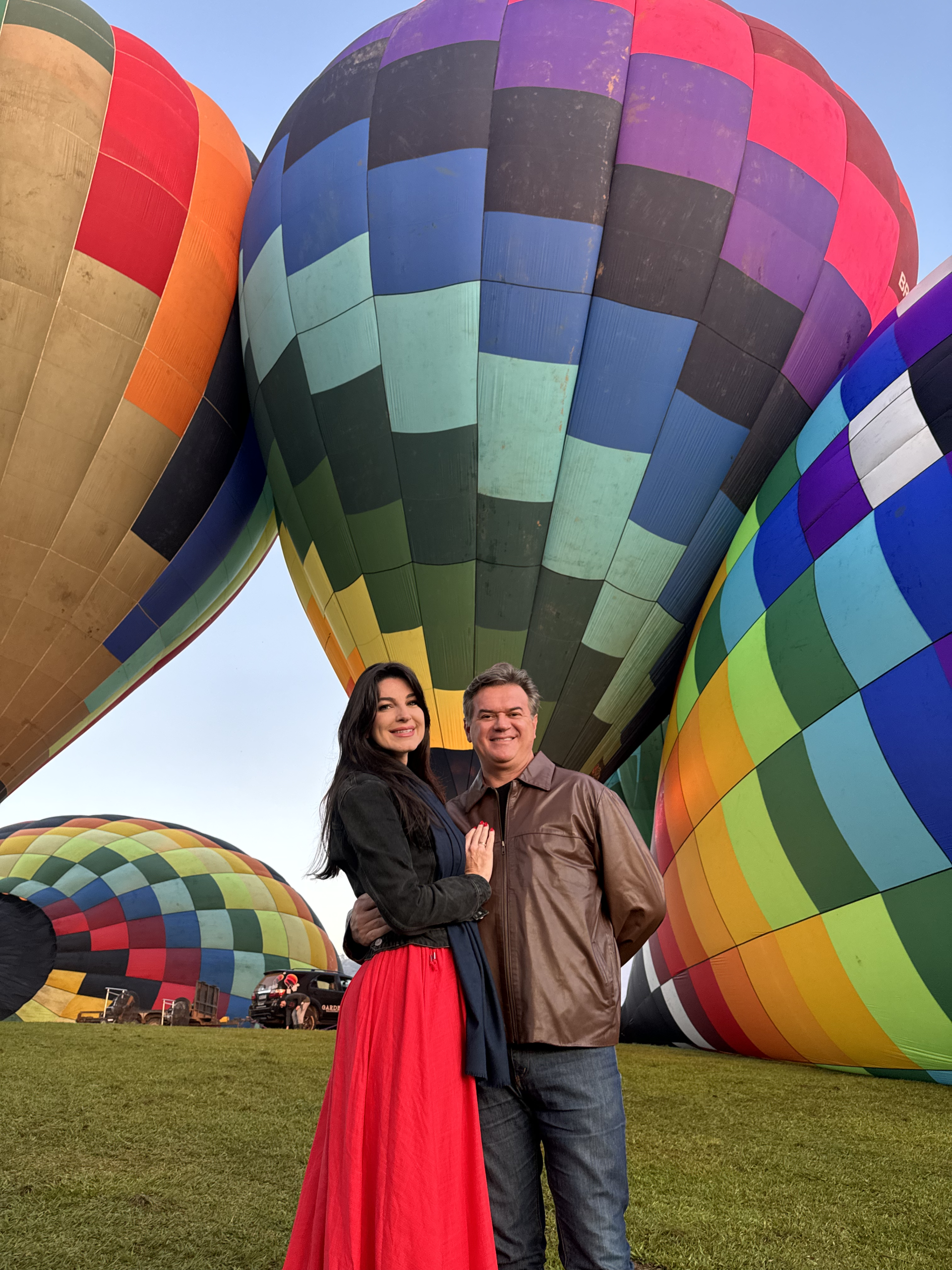 Experiência de voo de balão ao amanhecer